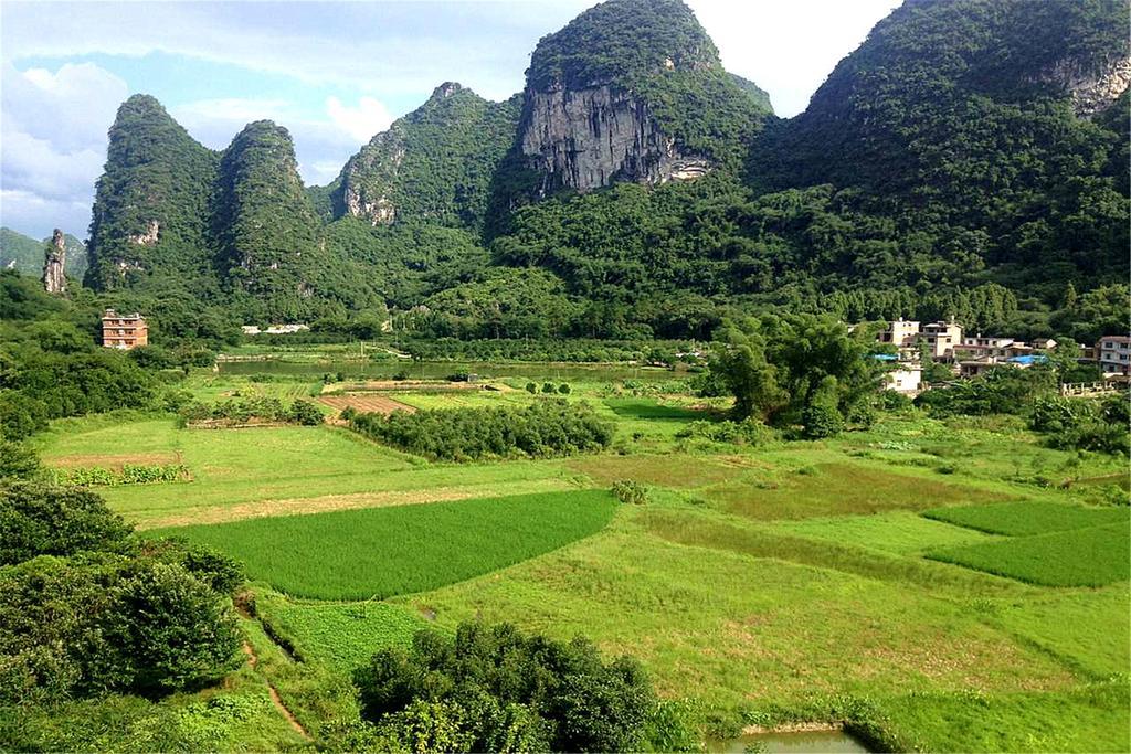 Yangshuo Peaceful Valley Retreat Hotel Exterior foto