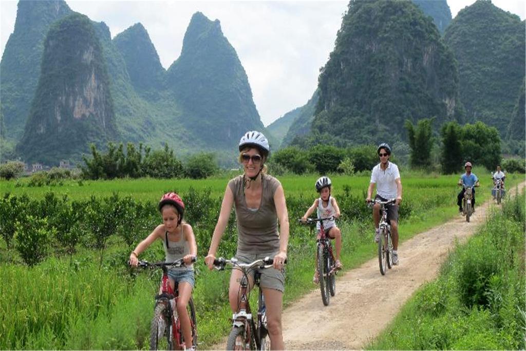 Yangshuo Peaceful Valley Retreat Hotel Exterior foto